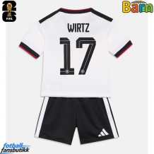 Tyskland Florian Wirtz #17 Hjemmedraktsett Barn VM 2026 Kortermet (+ Korte bukser)